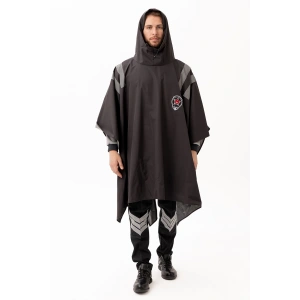 Güvenlik Kıyafeti Km Panço Su Geçirmez Reflektörlü Yağmurluk Kapüşonlu Korumalı Model