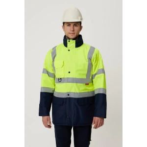 Linum Reflektörlü İş Güvenliği Parkası - Su Ve Rüzgar Geçirmez, Yüksek Görünürlüklü Kışlık Mont