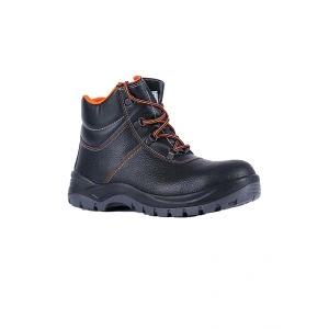Mekap 023r Rolax S3 Deri Çelik Burunlu Suya Dayanıklı İş Botu Siyah