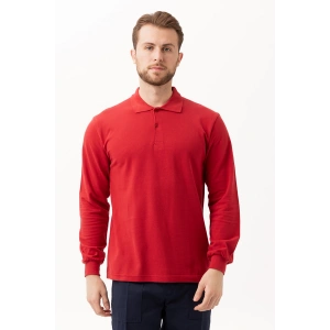 Padus %100 Pamuk Polo Yaka Uzun Kollu T-shirt Şık Ve Konforlu İş Ve Genel Kullanım