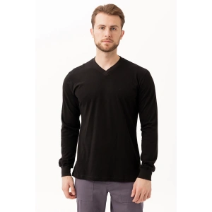 Padus V Yaka Uzun Kollu T-shirt - Rahat Kesim, Günlük Ve İş Kullanımı İçin