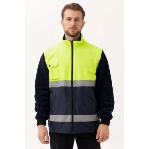 Pendula Mont - Soğuk Havalara Uygun Reflektörlü İşçi Montu – Yüksek Görünürlük