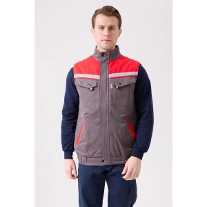 Royal Kışlık İş Yeleği - Sıcak Tutucu, Rüzgar Geçirmez, Çok Cepli Ve Reflektörlü