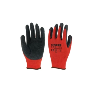 Starline E-45 Lateks Kaplamalı Tırtıklı İş Eldiveni Yüksek Kavrama Dayanıklı Ve Konforlu Kullanım