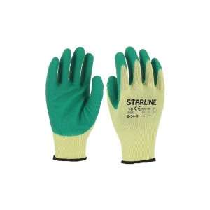 Starline E-54 Lateks Kaplamalı İş Eldiveni Dayanıklı Ve Kaymaz Kavrama