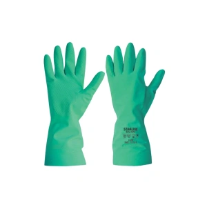 Starline Stl 1513 Kimyasal Eldiven Asit Baz Ve Yağlara Dayanıklı Nitril Kaplama Koruyucu Eldiven
