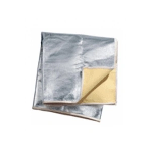 Yanmaz Alüminize Yangın Battaniyesi 160x180 Cm Tek Tarafı Alüminyum Kaplamalı Isıya Dayanıklı Acil Kullanım