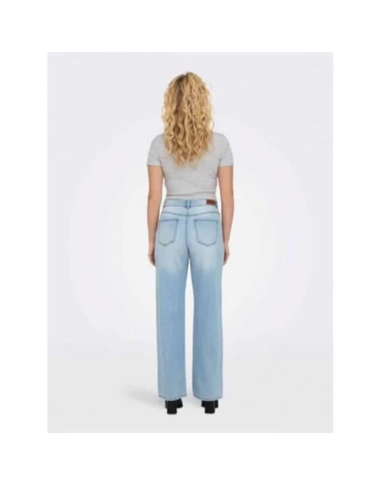 15311891 Likralı Fitilli Crop Kadın T-Shirt Gri