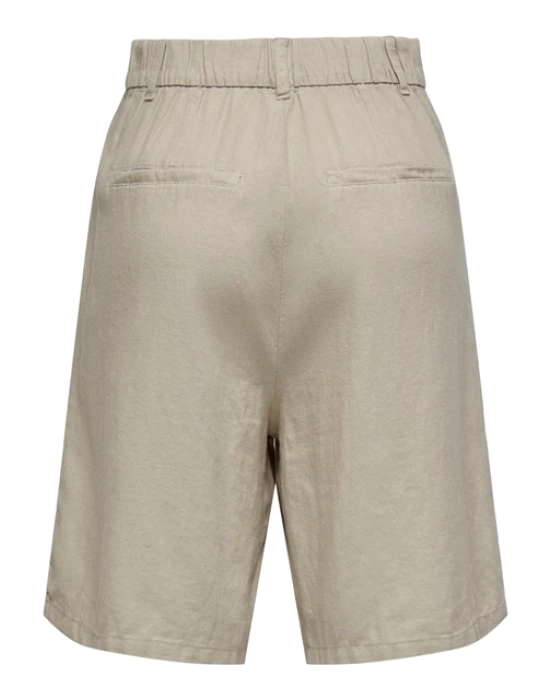Loose Fit Keten Kadın Şort