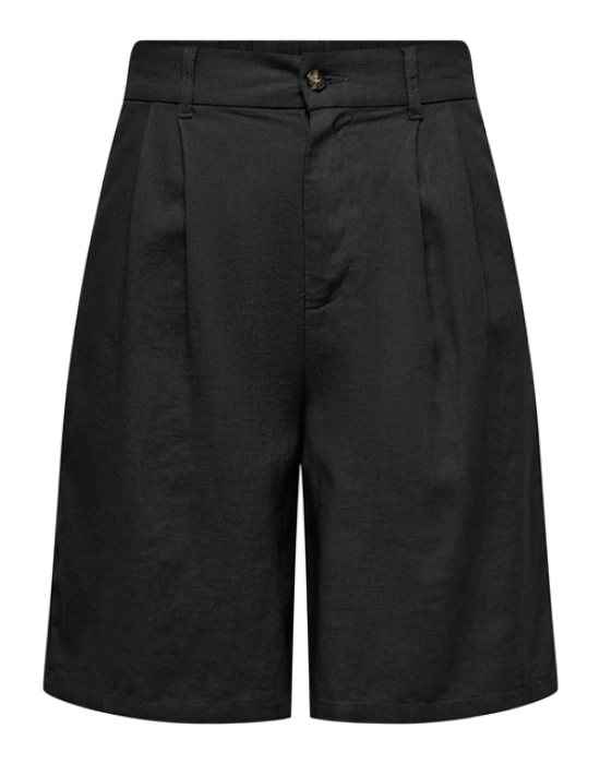 Loose Fit Keten Kadın Şort
