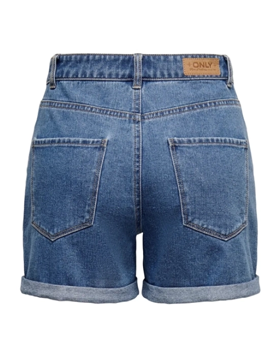 Kadın Onlvega Kot Şort Mom Shorts
