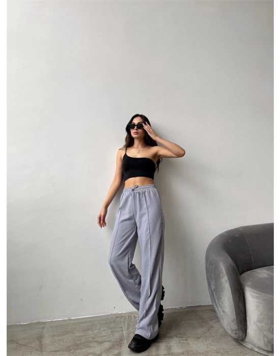 Çımalı Keten Pantolon