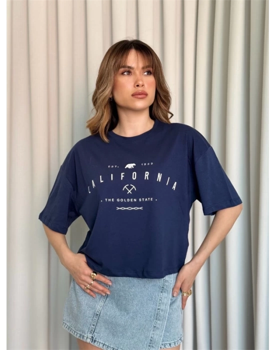 Clfrn Baskılı Kadın T-Shirt