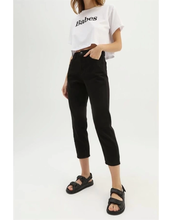 Gabardin Pantolon Beyaz