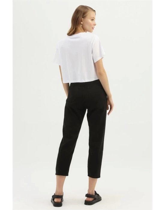 Gabardin Pantolon Beyaz