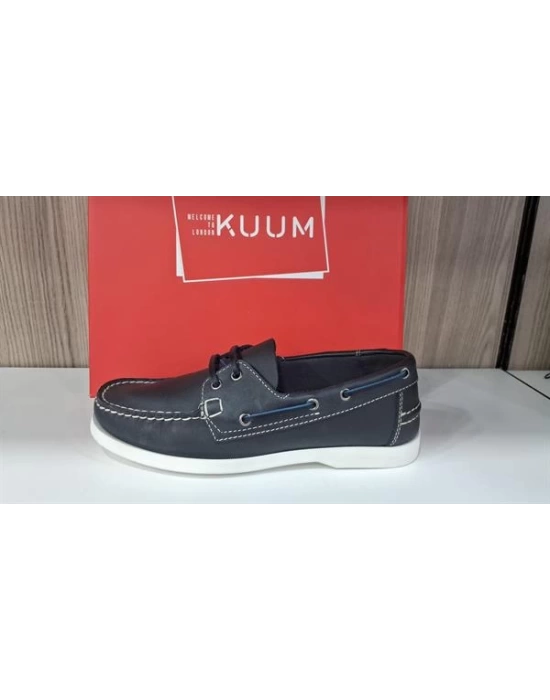 Ki Deri Günlük Giyilebilir Marine Erkek Ayakkabısı