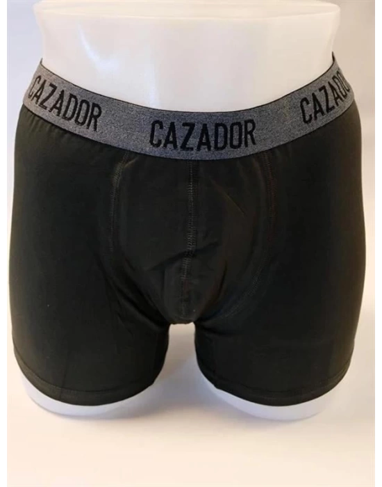 Likralı Tekli Boxer Gri