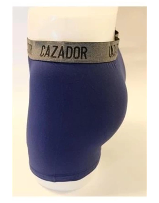 Likralı Tekli Boxer Gri