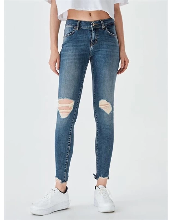 Lonıa Cut Normal Bel Super Skınny Jean