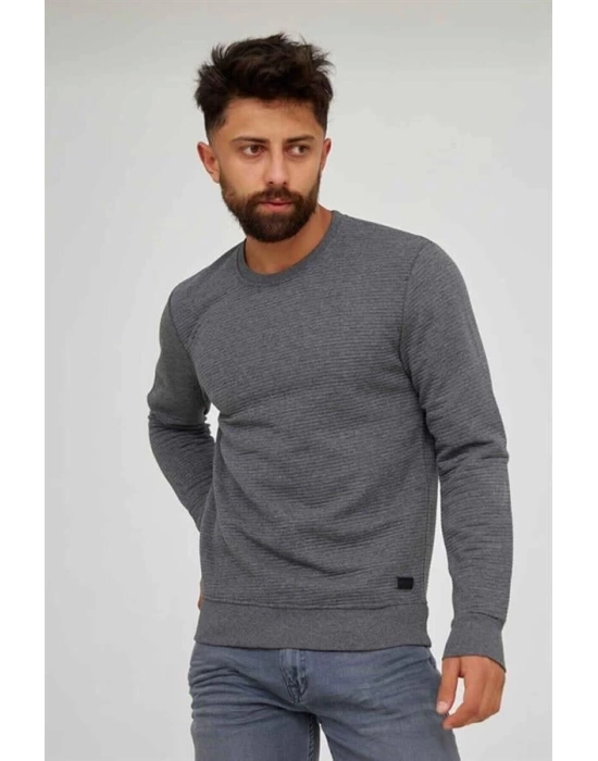 Ottoman Bisiklet Yaka Sweatshirt