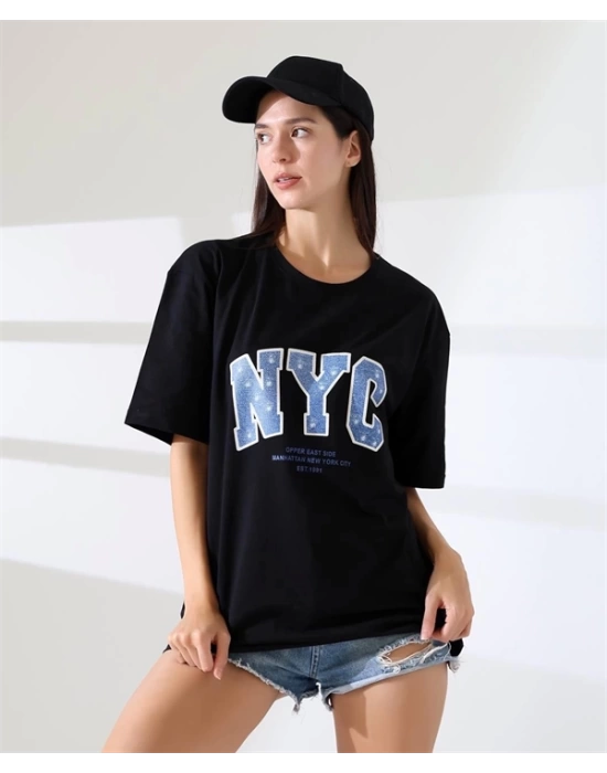 Oversize Kadın T-Shirt