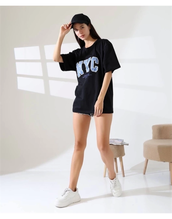 Oversize Kadın T-Shirt