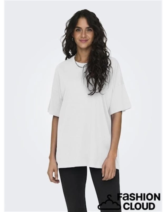 Oversize Organik Pamuk Kadın T-Shirt