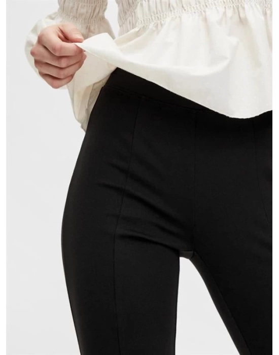 Paça Yırtmaçlı Slim Fit Pantolon