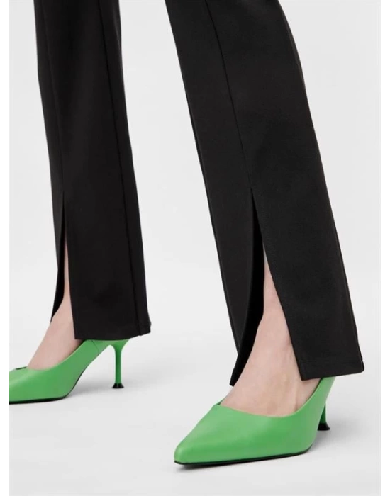 Paça Yırtmaçlı Slim Fit Pantolon