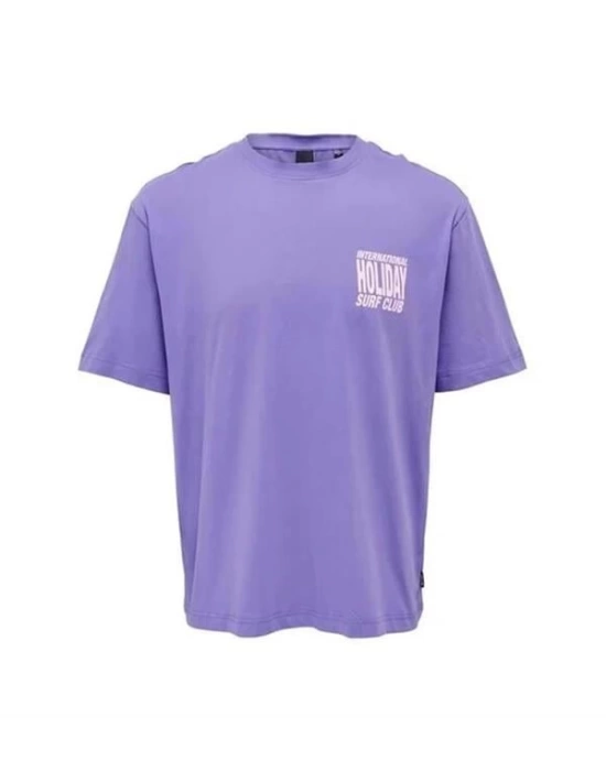 Sırt Baskılı Erkek T-Shirt
