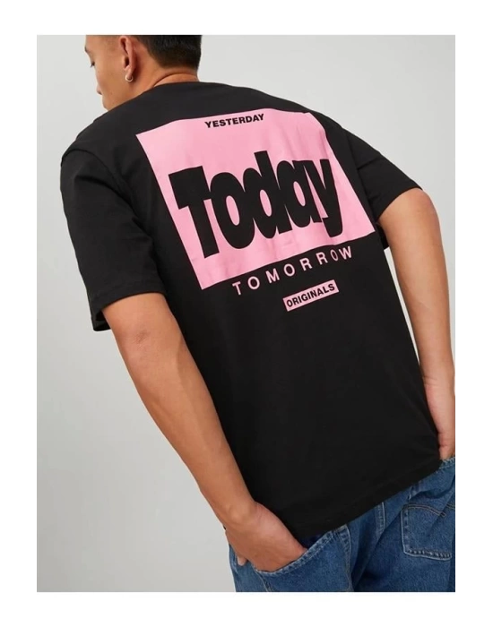 Sırt Baskılı Erkek T-Shirt