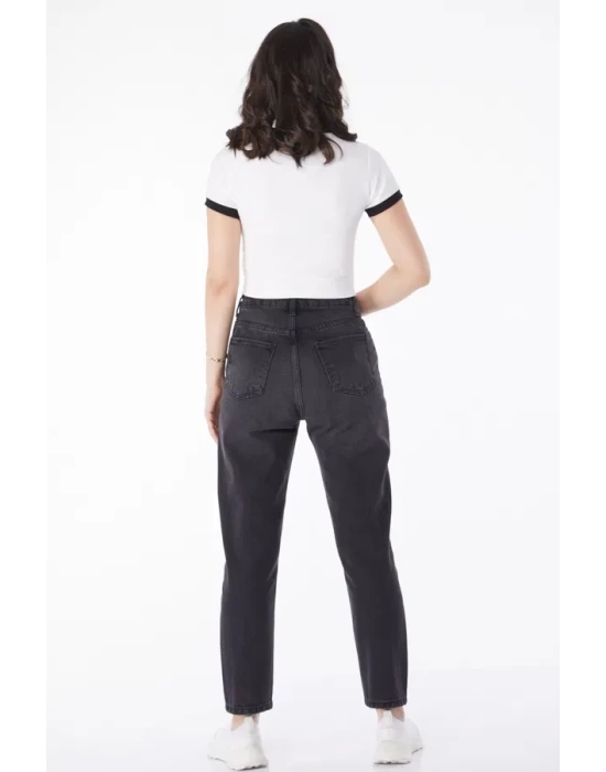 Slimfit mom jeans pantolon