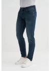 0752 Parker Normal Bel Dar Paça Slim Fit Erkek Kot Pantolon Lacivert