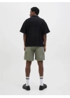 12268023 Beli Lastikli Kargo Cepli Erkek Short Haki