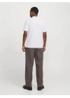12268130 Likralı Polo Yaka Erkek Tshirt Beyaz