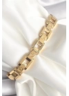316L Çelik Gold Renk Unisex Bileklik