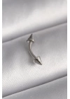 316L Çelik Gümüş Renk Çivi Model Piercing