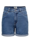 Kadın Onlvega Kot Şort Mom Shorts