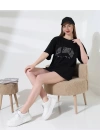 Angeles Baskılı Kadın T-Shirt