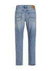 Boru Paça Yırtmaçlı %100 Pamuk Erkek Denim