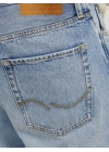 Boru Paça Yırtmaçlı %100 Pamuk Erkek Denim