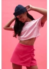 Crop T-Shirt Oversize Beyaz