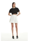 Crop T-Shirt Oversize Beyaz