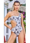 Desenli Mayo Bikini Zebra