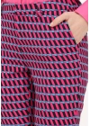 Geometrik Desenli Şık Kadın Pantolonu