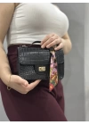 Jisse siyah cilt çanta