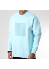 Kabartma Baskılı Oversıze Erkek Sweatshırt