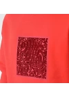 Kabartma Baskılı Oversıze Erkek Sweatshırt