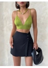 Kuş gözü şort etek s25819