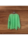 Lespepes Oversıze Kadın Şardonlu Sweatshirt